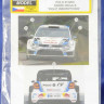 Reji Model 238 Polo R WRC spare decals (VW Fin.Services) 1/24