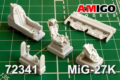 Amigo Models AМG 72341 Кабина самолета М тип 27К с катапультным креслом КМ-1М 1/72