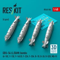 Reskit 48504 GBU-54 (LJDAM) bombs (4 pcs.) 1/48
