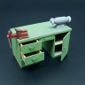 Hauler HLU35116 Workbench with table grinder and vise (resin) 1/35