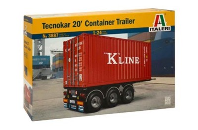 Italeri 03887 Прицеп Tecnokar 20 Container Trailer 1/24