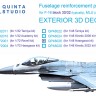 Quinta studio QP48026 Усиливающие накладки для F-16 block 30/32 (Hasegawa) 1/48