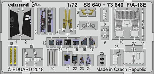 Eduard SS640 F/A-18E 1/72