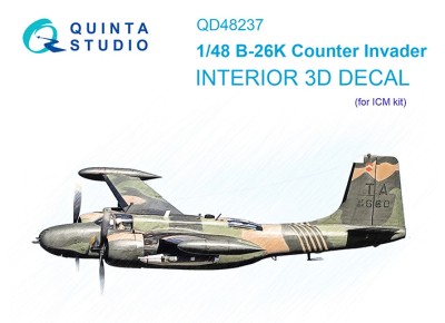 Quinta studio QD48237 B-26K (ICM) 1/48