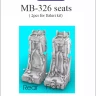 Lf Model 3D4824 MB-326 seats (2 pcs., ITAL) 3D-Printed 1/48