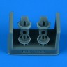 Quickboost QB32335 German Luftwaffe WWII pedals - late 1/32