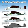 Hm Decals HMD-48123 1/48 Decals Heinkel He 162 Foreign Service Part 4