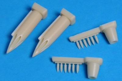 Maestro Models MMMK7237 Saab JA-37 'Viggen' Rocket pod m/70 x 2 1/72