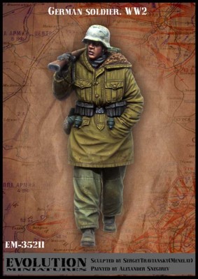 Evolution Miniatures 35211 Солдат СС в парке с карабином 1/35