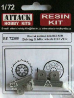 ATTACK ATRE72355 1/72 Driving & idler wheels HETZER No.: 5