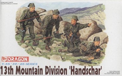 Dragon 6067 1/35 Германские пехотинцы (13. Waffen-Gebirgs-Division der SS&quot;Handschar&quot; (kroatische Nr. 1))