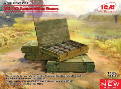 ICM 35795 Снарядные ящики для РС-132 1/35