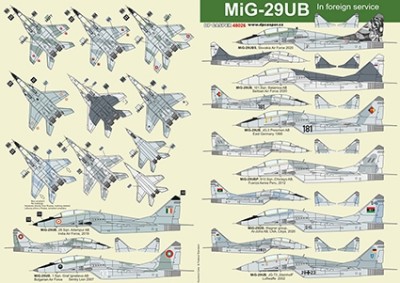 DP Casper DPC48026 Mikoyan MiG-29UB in Foreign Service 1/48