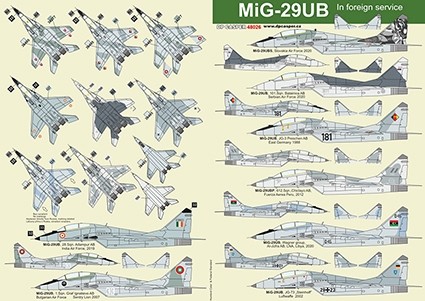 DP Casper DPC48026 Mikoyan MiG-29UB in Foreign Service 1/48