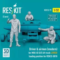 Reskit F32079 Driver & airmen (modern) (for RSK32-0010) 1/32