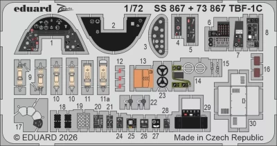 Eduard SS867 TBF-1C (HOBBYB) 1/72