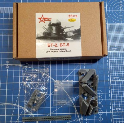 A-resin 35178	БТ-2, БТ-5  Набор внешних деталей (Hobby Boss) 1/35