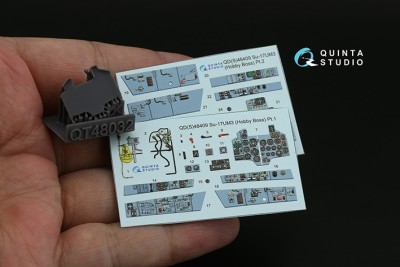 Quinta Studio QDS+48409 Су-17УМ3 (Hobby Boss) (Малая версия) (с 3D-печатными деталями) 1/48