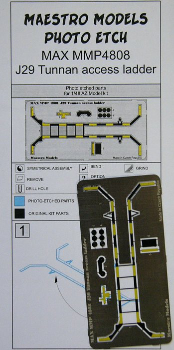 Maestro Models MMCP-4808 1/48 SAAB J29/S29/A29 Tunnan - Access ladder