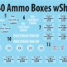 Miniart 35402 7.5cm PaK40 Ammo Boxes w/Shells Set 2 1/35