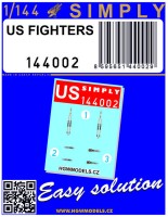 HGW 144002 Seatbelts US Fighters (SIMPLY) 1/144