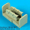 QuickBoost QB48419 Spitfire Mk.I/la/lla exhaust - fishtail 1/48