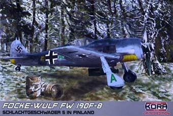 Kora Model KPK72033 Focke-Wulf Fw 190F-8 in Finland (5x camo) 1/72
