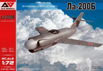 A&amp;A Models 7205 Перехватчик Ла-200Б 1/72