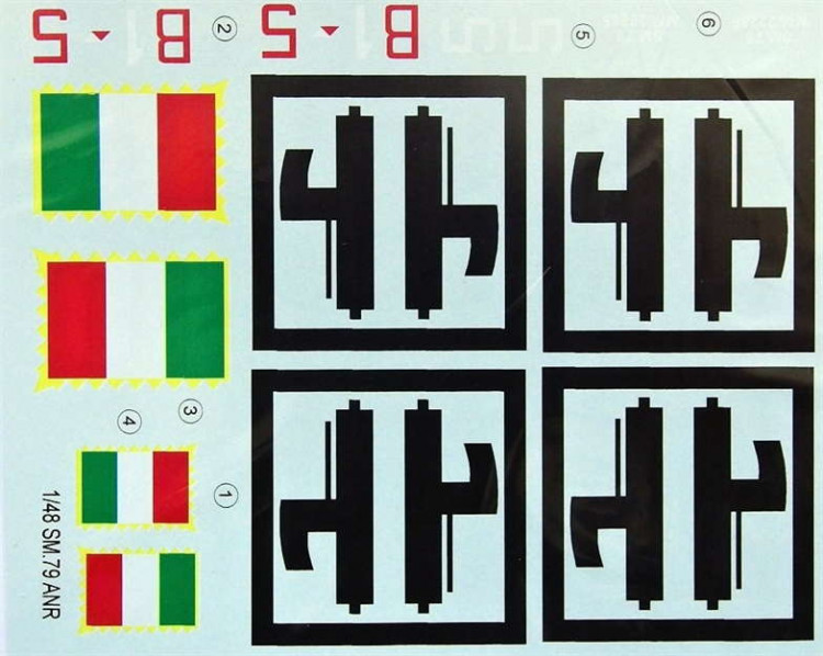 LF Model C48116 Decals Savoia Marchetti SM.79 ANR (TRUMP) 1/48