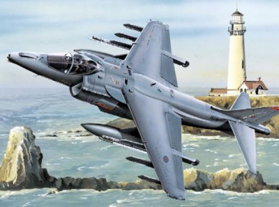 Trumpeter 02287 Самолет RAF &quot;Харриер&quot; GR.MK7 1/32