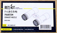 Reskit RSU32-0040 F-4 (B/C/D/N) Phantom exh.nozzles (TAM) 1/32