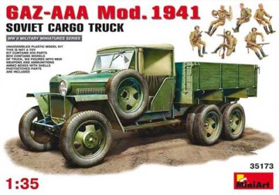 Miniart 35173 ГАЗ-ААА обр. 1941 г с экипажем 1/35