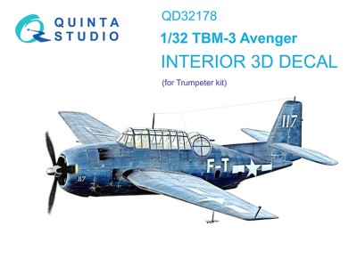 Quinta Studio QD32178 TBM-3 Avenger (Trumpeter) 1/32