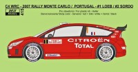 Reji Model JM415 Citroen C4 WRC Rallye M.Carlo/Portugal 2007 1/24