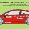 Reji Model JM415 Citroen C4 WRC Rallye M.Carlo/Portugal 2007 1/24