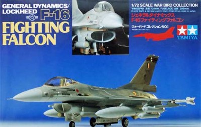 Tamiya 60701 F16 Fighting Falcon 1/72