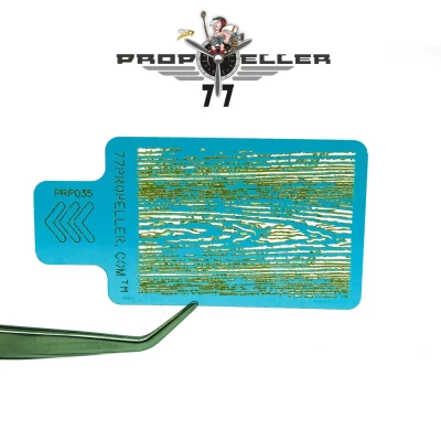 77 Propeller 77PRP035 Airbrush Stencils 'Wood TEXTURE' (60mm x 40mm)