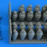 Aires 2293 Gloster Meteor F.8/FR.9 combustion chambers 1/32