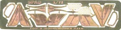 Tom's Modelworks 0172-01 SPAD XIII wing tips