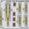 Eduard 33368 A-20J/K seatbelts STEEL (HKM) 1/32
