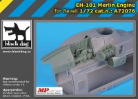 BlackDog A72076 EH-101 Merlin engine (REV) 1/72
