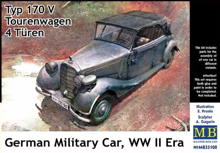 Master Box 35100 German military car Typ 170 V Tourenwagen 1/35