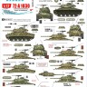 Star Decals 72-A1030 Indochine # 2. M24 Chaffee / Bison.1er Regiment de Chasseurs in Dien Bien Phu, R.I.C.M., 1er R.C.C.and other units 1/72