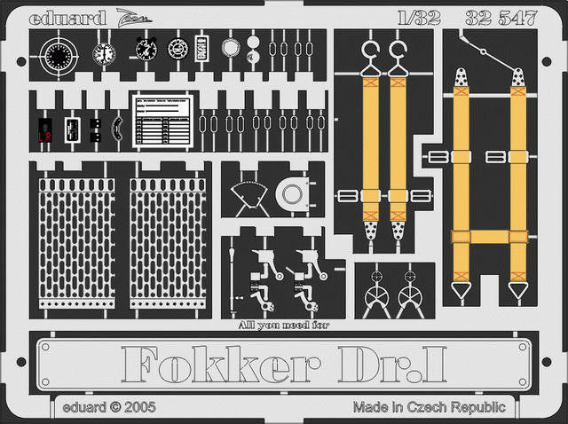Eduard 32547 Fokker Dr.I ROD