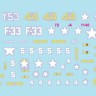 Star Decals 72-A1140 Korean War 1950-53 # 1. USMC Tanks. Sherman and Pershing. M4A3 105mm Dozer, M4A3 Flame-tank, M4A3 'Porcupine'M26A1 Pershing 1/72