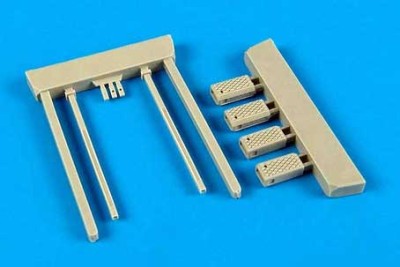 Wheelliant 148004 US. Navy polyurethane wheel chock NWC-4/5 - late production 1/48