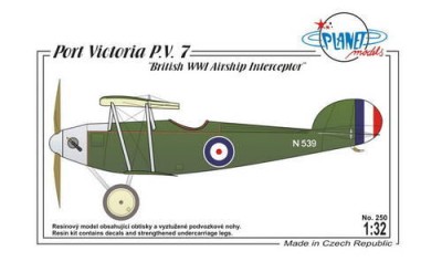 Planet Models PLT250 Port Victoria P. V.7 British WWI Airship Inter 1/32