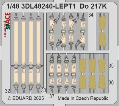 Eduard 3DL48240 Do 217K SPACE (ICM) 1/48