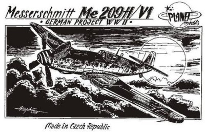 Planet Models PLT005 Messerschmitt Me 209 H/ V1 1/72