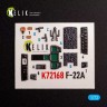 Reskit K72168 F-22ARaptor - interior 3D (ACAD) 1/72